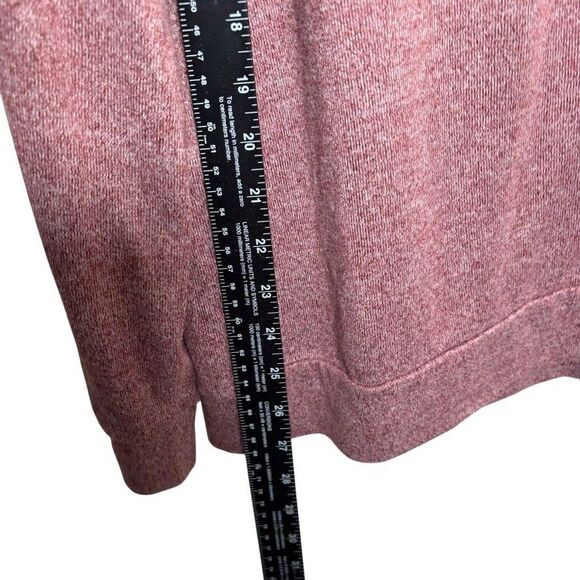 St John's Bay Sweatshirt Women's Medium Red Cowl Neck Pullover Knit Top - Picture 6 of 8